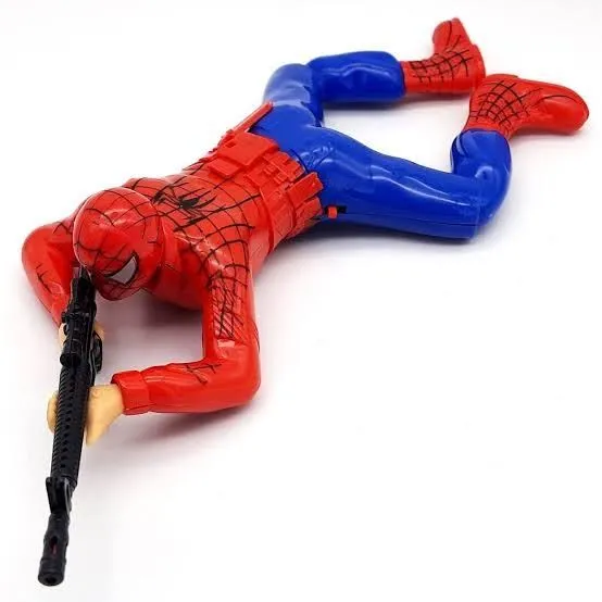 ক্রলিং স্পাইডারম্যান অ্যাকশন ফিগার খেলনা (Battery Operated Crawling Spiderman Toy)